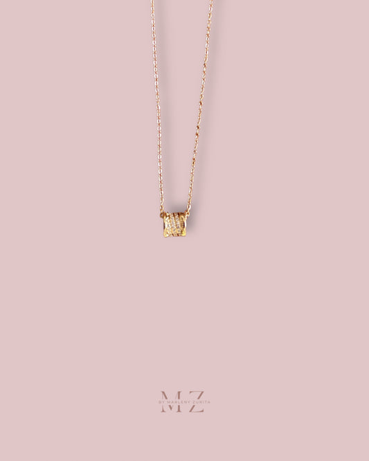 Rondel Gold Necklace