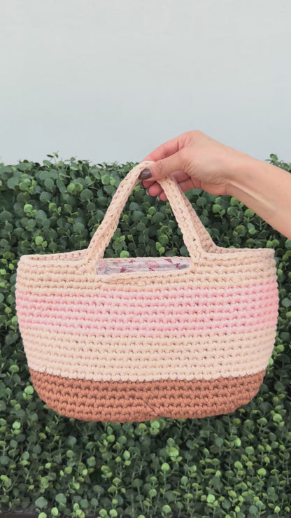 Crochet Long Handle Bag
