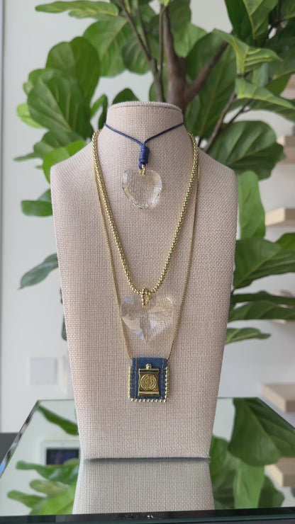 Clear Heart Necklace