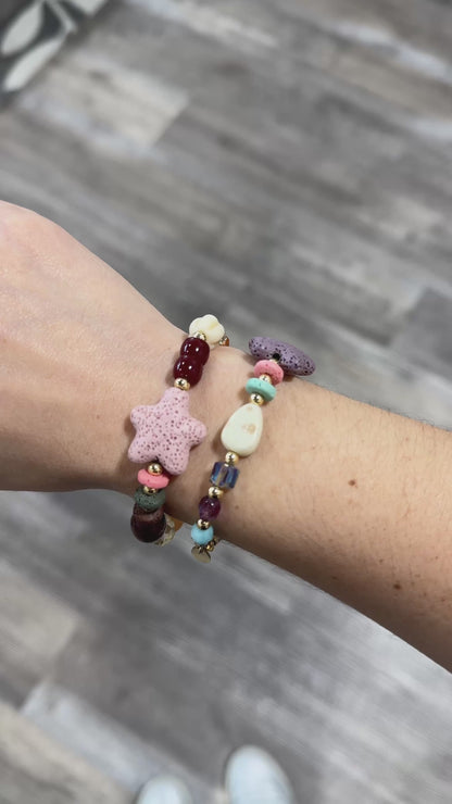 Abstract Star Bracelet